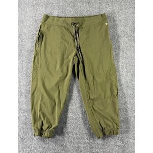 Ultimate Pant Olive Green Crop Joggers Womens Lightweight Hiking Pants‎ Size L
